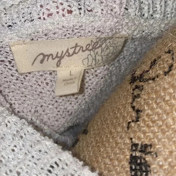 Mystree V-Neck Sweater NWOT - Picture 4 of 5